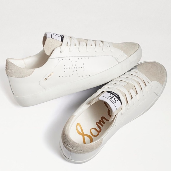 Sam Edelman AUBRIE LACE UP SNEAKER Sz 8M - Picture 1 of 16